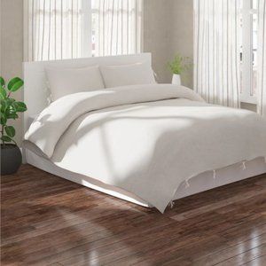 Linen 3 Piece Duvet Cover Set